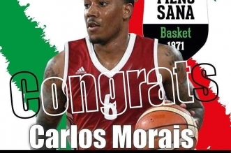 Carlos Morais e Eduardo Mingas no 'top ten' dos basquetebolistas