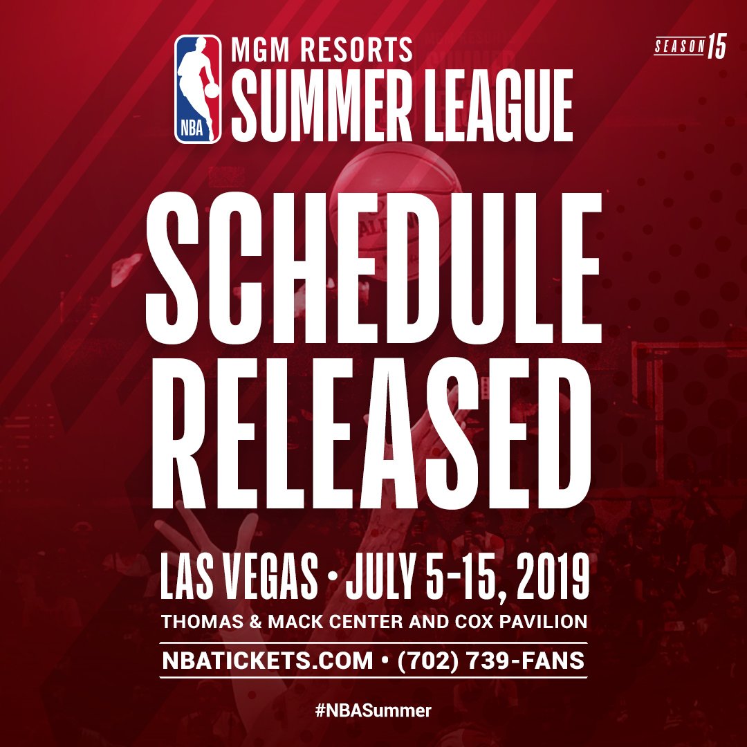 NBA divulga calendário da Summer League 2019 Pró Desporto