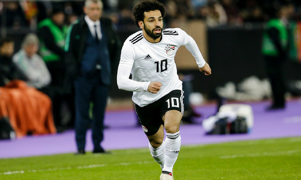 Estrela De Futebol Egípcia Mohamed Salah Imagem Editorial - Imagem de  africano, desafio: 138192945